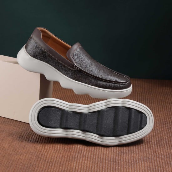 Men Coffee Casual Loafers