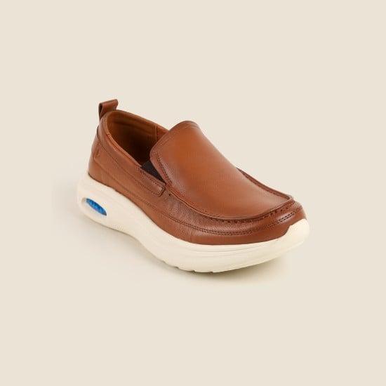 Men Tan Casual Loafers