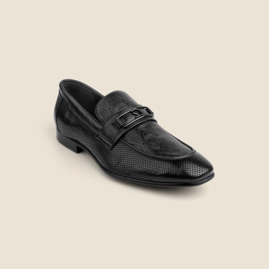 Men Black Formal Moccasin
