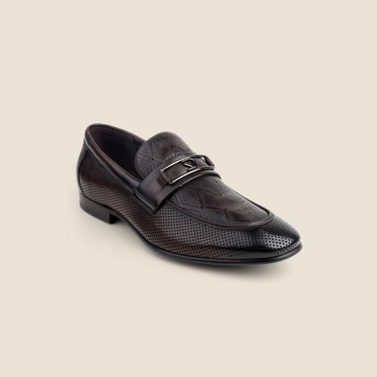 Men Brown Formal Moccasin
