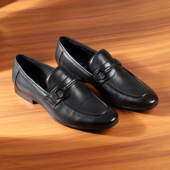 Men Black Formal Moccasin