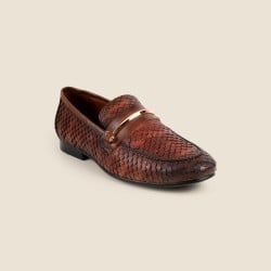 Men Tan Formal Moccasin