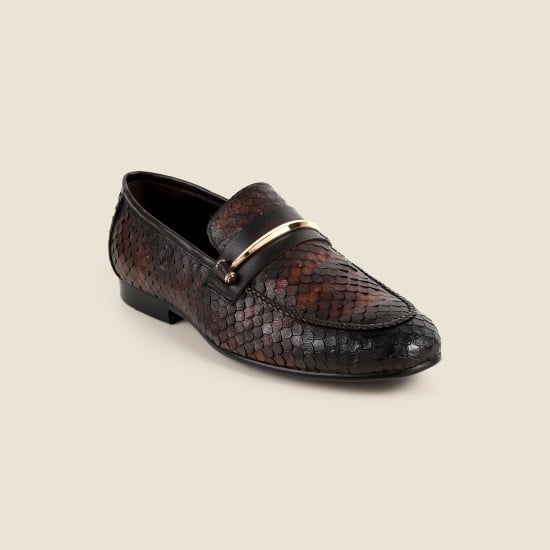 Men Coffee Formal Moccasin