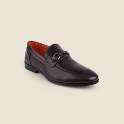 Men Brown Formal Moccasin