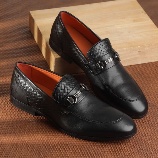 Men Black Formal Moccasin