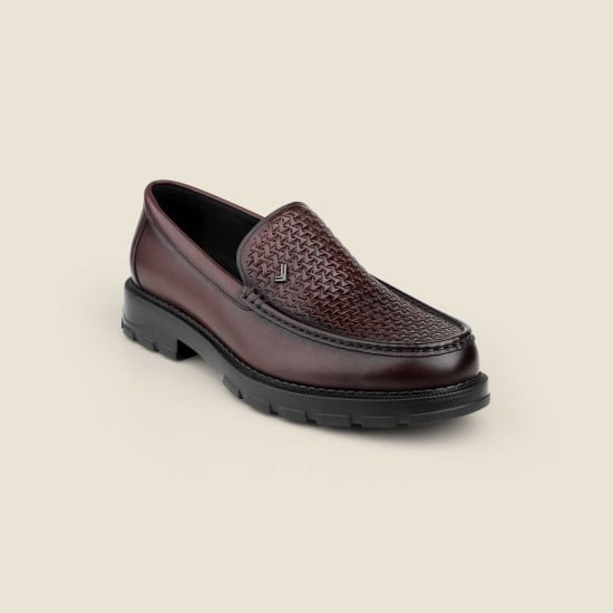 Men Brown Formal Moccasin