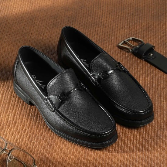 Men Black Formal Moccasin