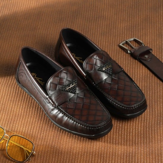 Men Brown Casual Loafers