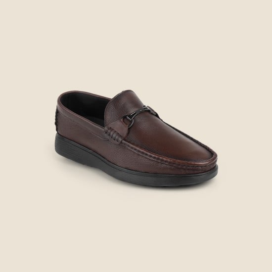 Men Brown Casual Loafers