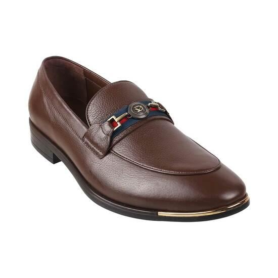 Men Brown Formal Moccasin