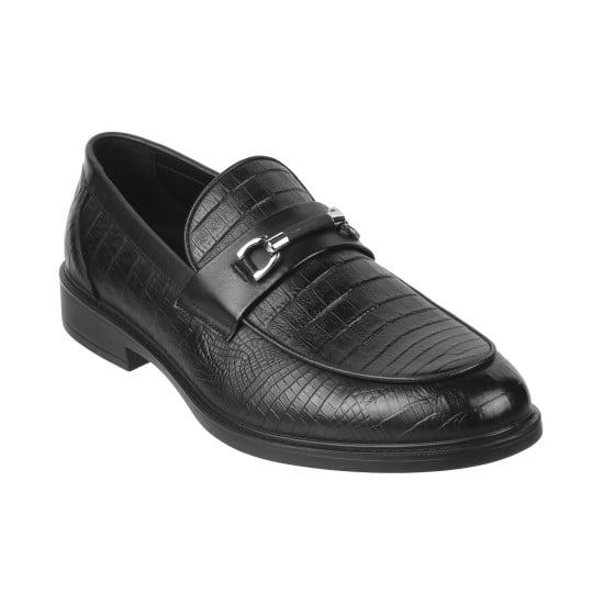 Men Black Formal Moccasin