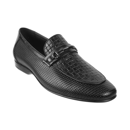 Men Black Formal Moccasin