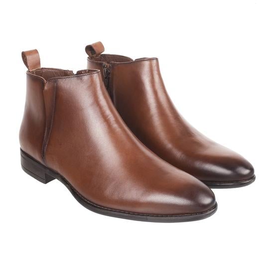 Men Brown Formal Boots