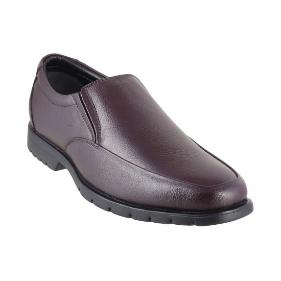Men Maroon Formal Moccasin