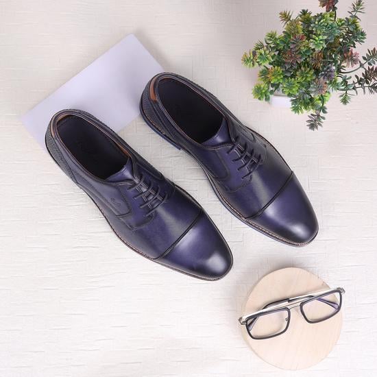 Men Blue Formal Lace Up