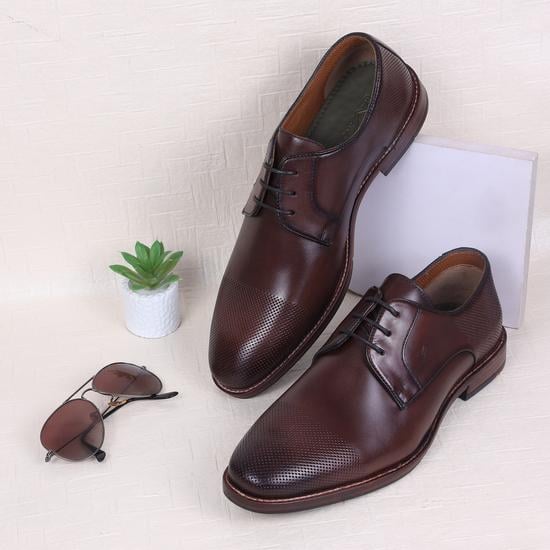 Men Brown Formal Lace Up