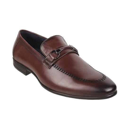 Men Brown Formal Moccasin