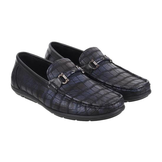 Men Blue Casual Loafers