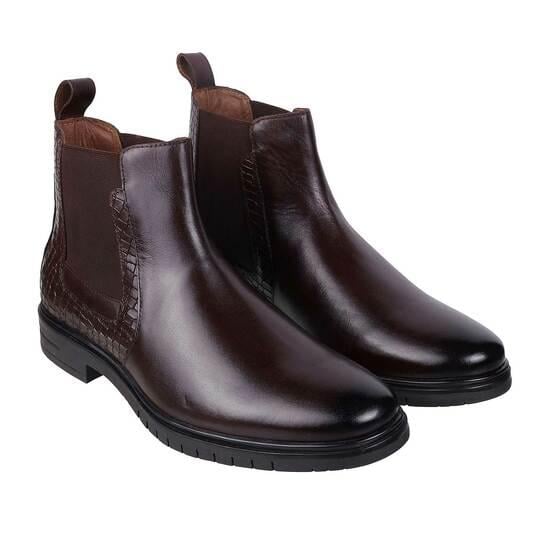 Men Brown Formal Boots