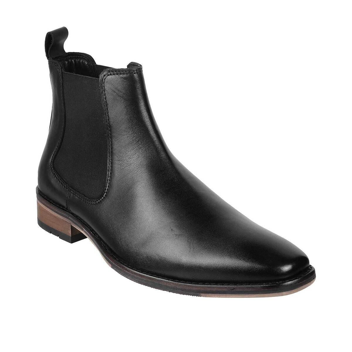 Black formal boots mens on sale