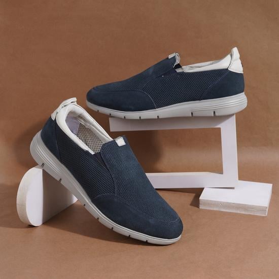 Men Blue Casual Moccasin