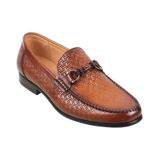 Men Tan Formal Moccasin