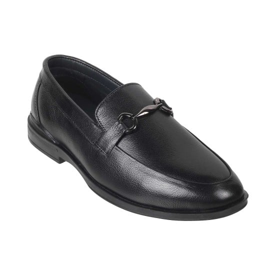 Men Black Formal Moccasin