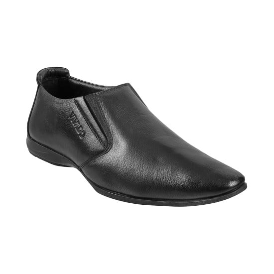 Men Black Formal Moccasin