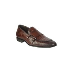 Men Brown Formal Monk