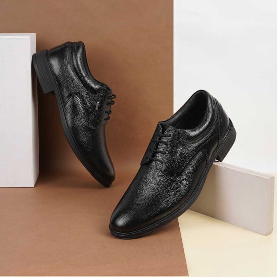 Men Black Formal Lace Up