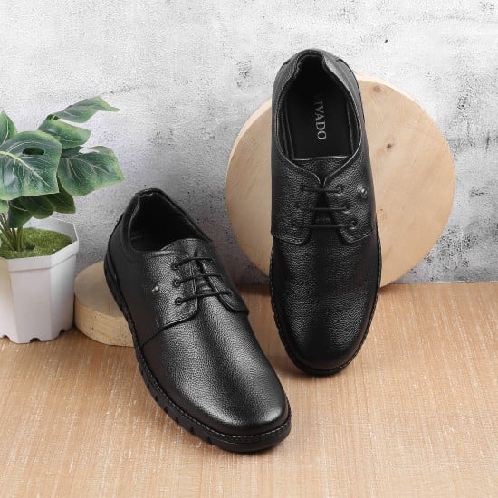 Men Black Formal Lace Up
