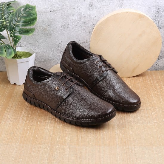 Men Brown Formal Lace Up