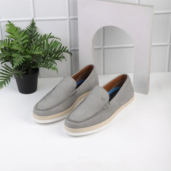 Men Grey Casual Loafers