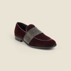 Men Wine Party Moccasin