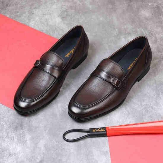 Men Black Formal Slip-Ons