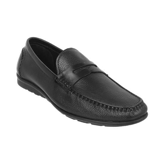 Davinchi Black Casual Loafers