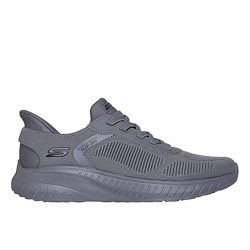 Men Grey Sports Slip Ons