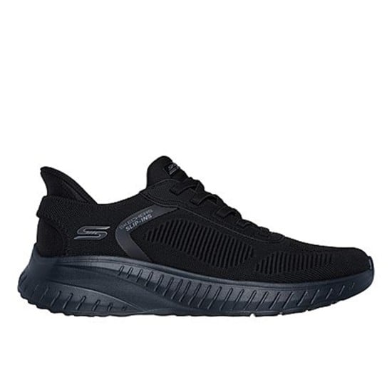 Men Black Sports Slip Ons