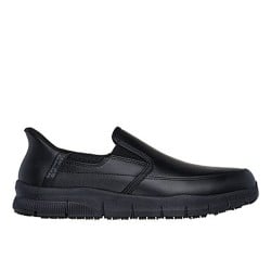 Men Black Sports Slip Ons