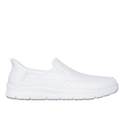 Men White Sports Slip Ons
