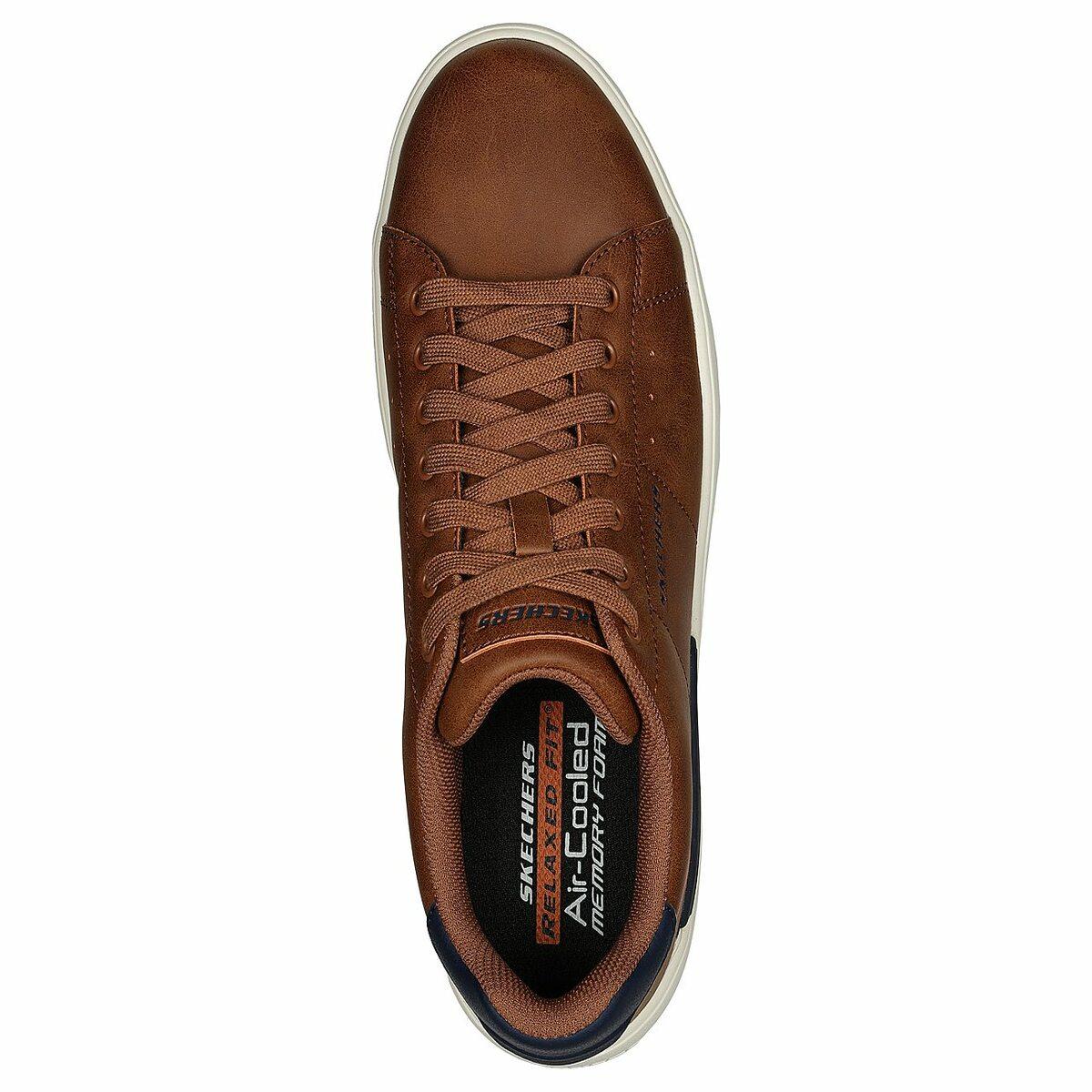 Men's skechers brown shoes online