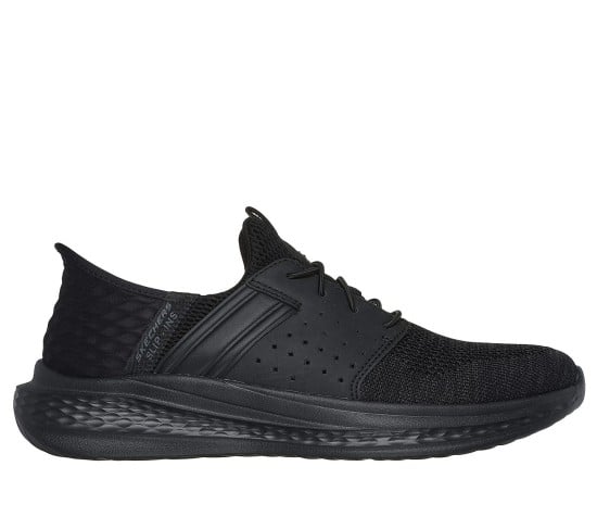 Men Black Sports Walking Shoes
