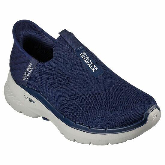 Men Navy-Blue Sports Walking Shoes