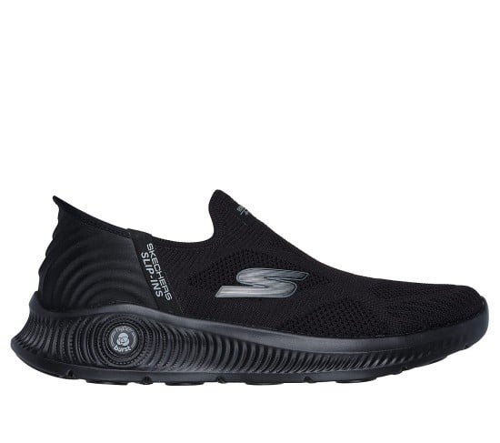 Men Black Sports Walking Shoes