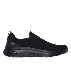 Men Black Sports Slip Ons