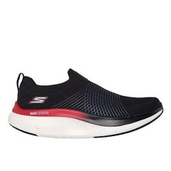 Men Black-red Sports Slip Ons