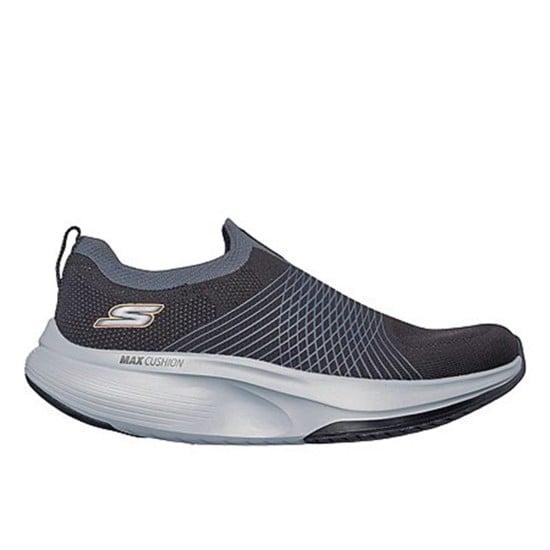 Men Black-grey Sports Slip Ons