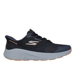 Men Black-grey Sports Slip Ons