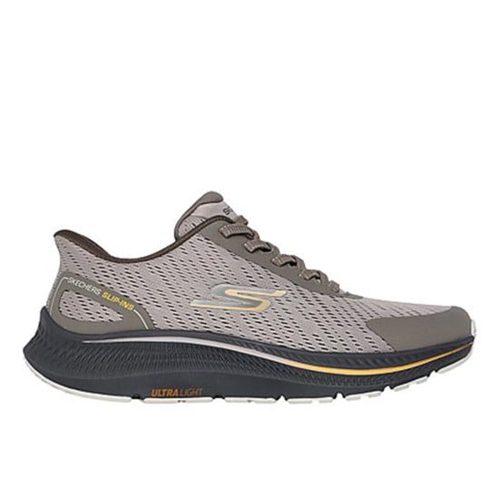 Men Beige Sports Slip Ons