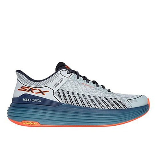 Men Grey Sports Slip Ons